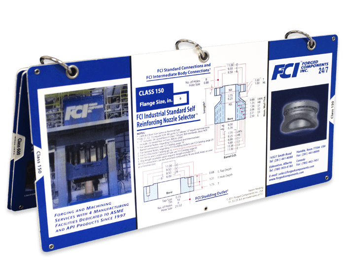 FCI Hinged Slide Charts with Lenticular stickers