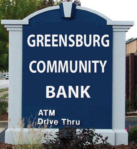 C12206 - Bank Entrance Monument Sign
