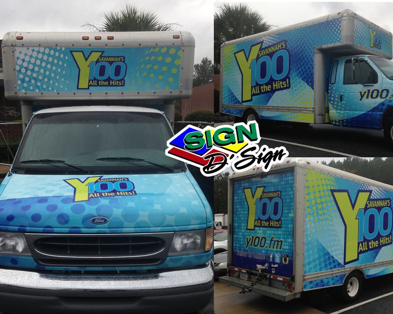 Y100 Box Truck Wrap