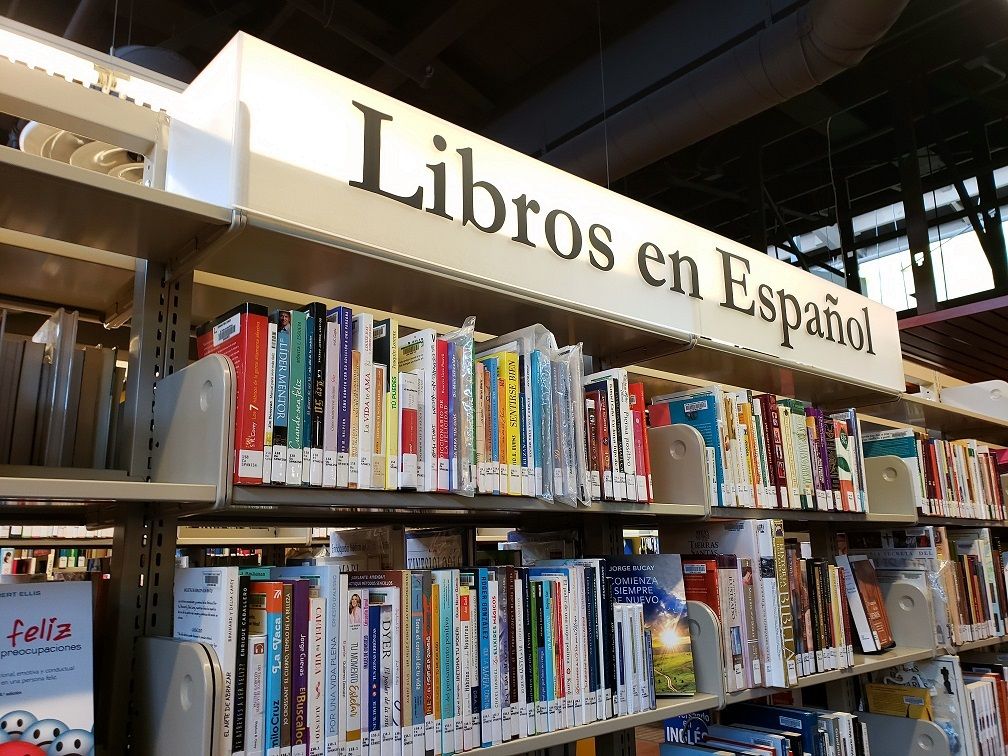 Frosted Acrylic Library Sign 