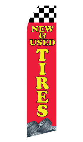 New and Used Tires Flag