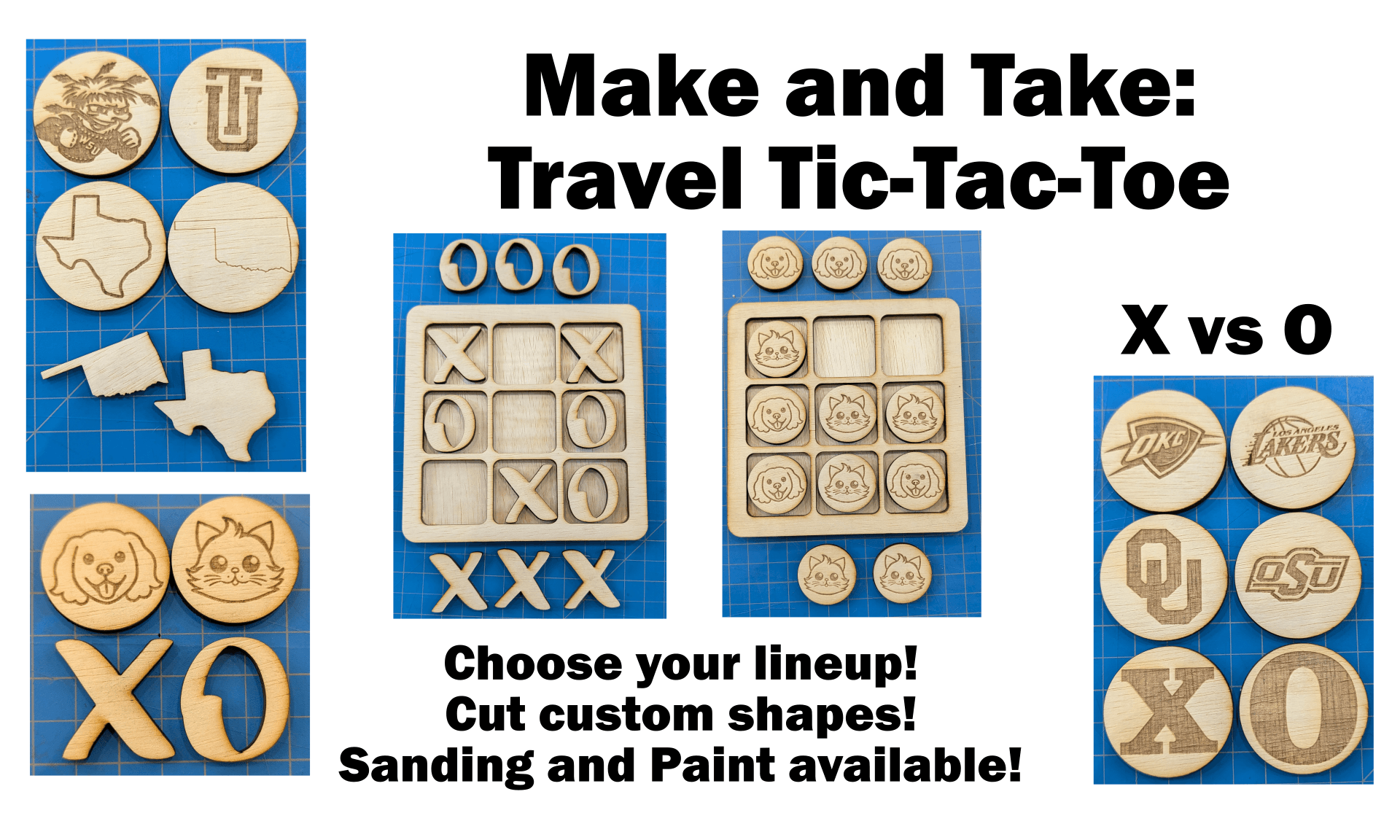 Make and Take - October 25, 2025 - Tic-Tac-Toe Travel Game