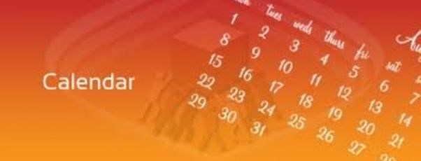 Calendar MASTHEAD