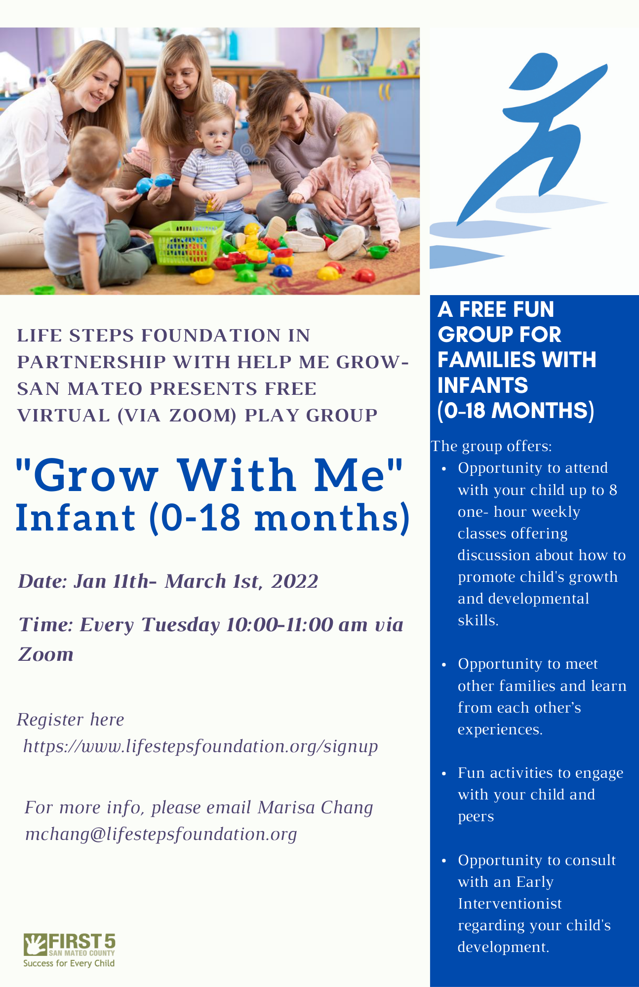 Grow With Me Playgroup Flyer