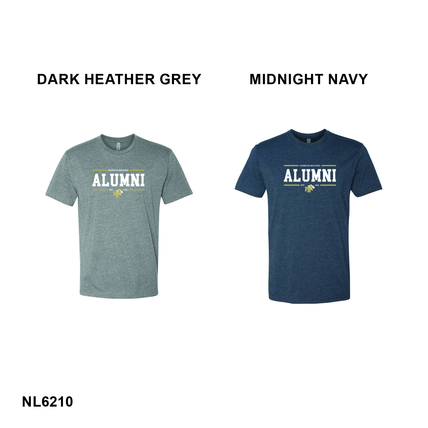 ALUMNI LOGO - Next Level Apparel Unisex CVC Crewneck T-Shirt