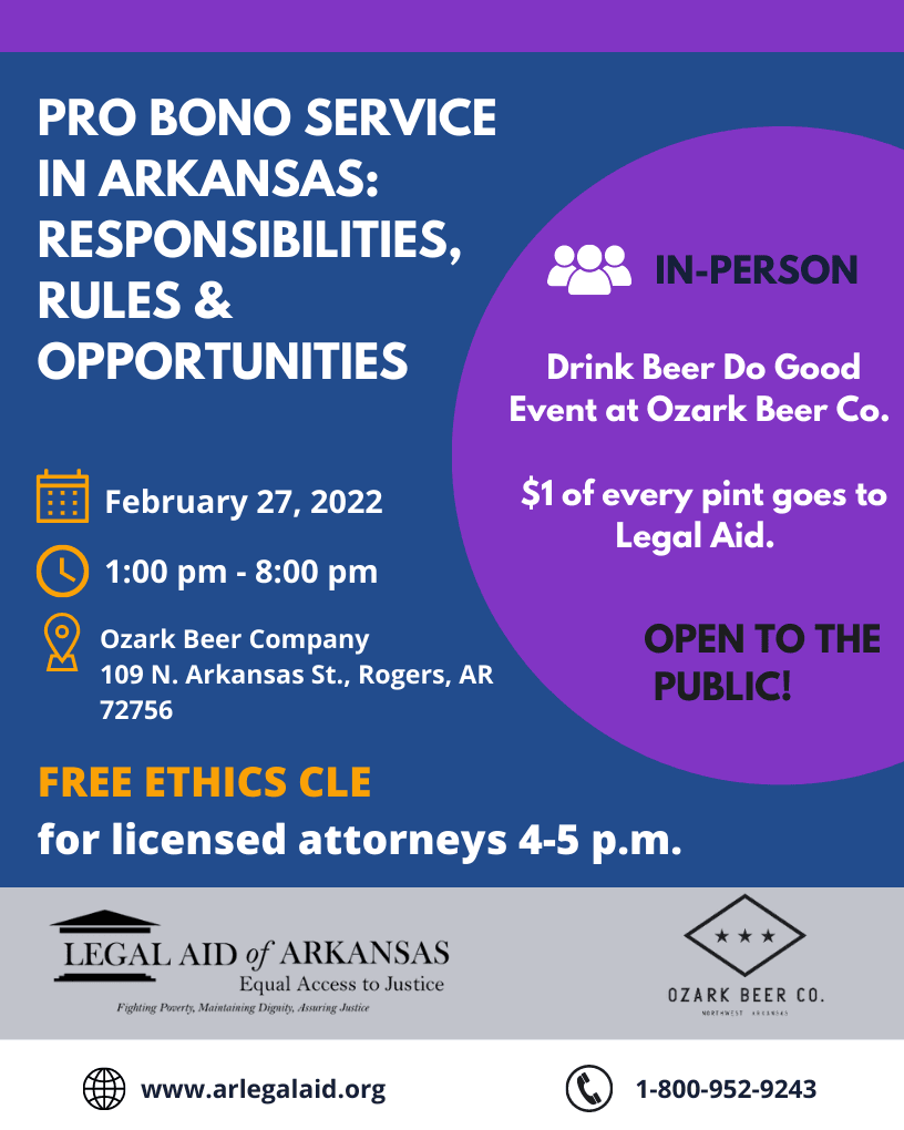 Pro Bono Service in Arkansas: Responsibilities, Rules, and Opportunities