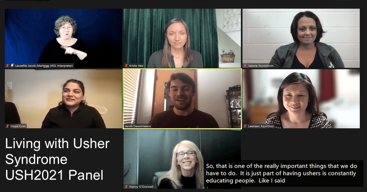 USH2021: Living with Usher Syndrome Panel Discussion