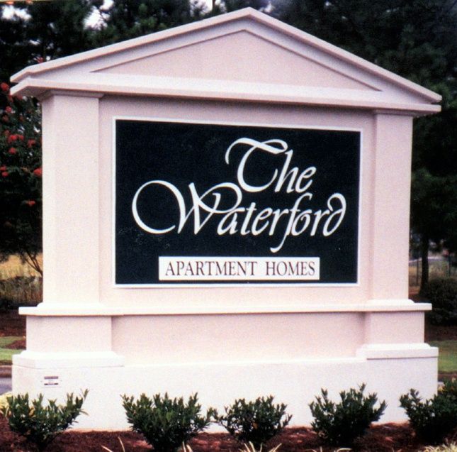 K20022 - EPS Monument Sign for "The Waterford" Apartment Homes