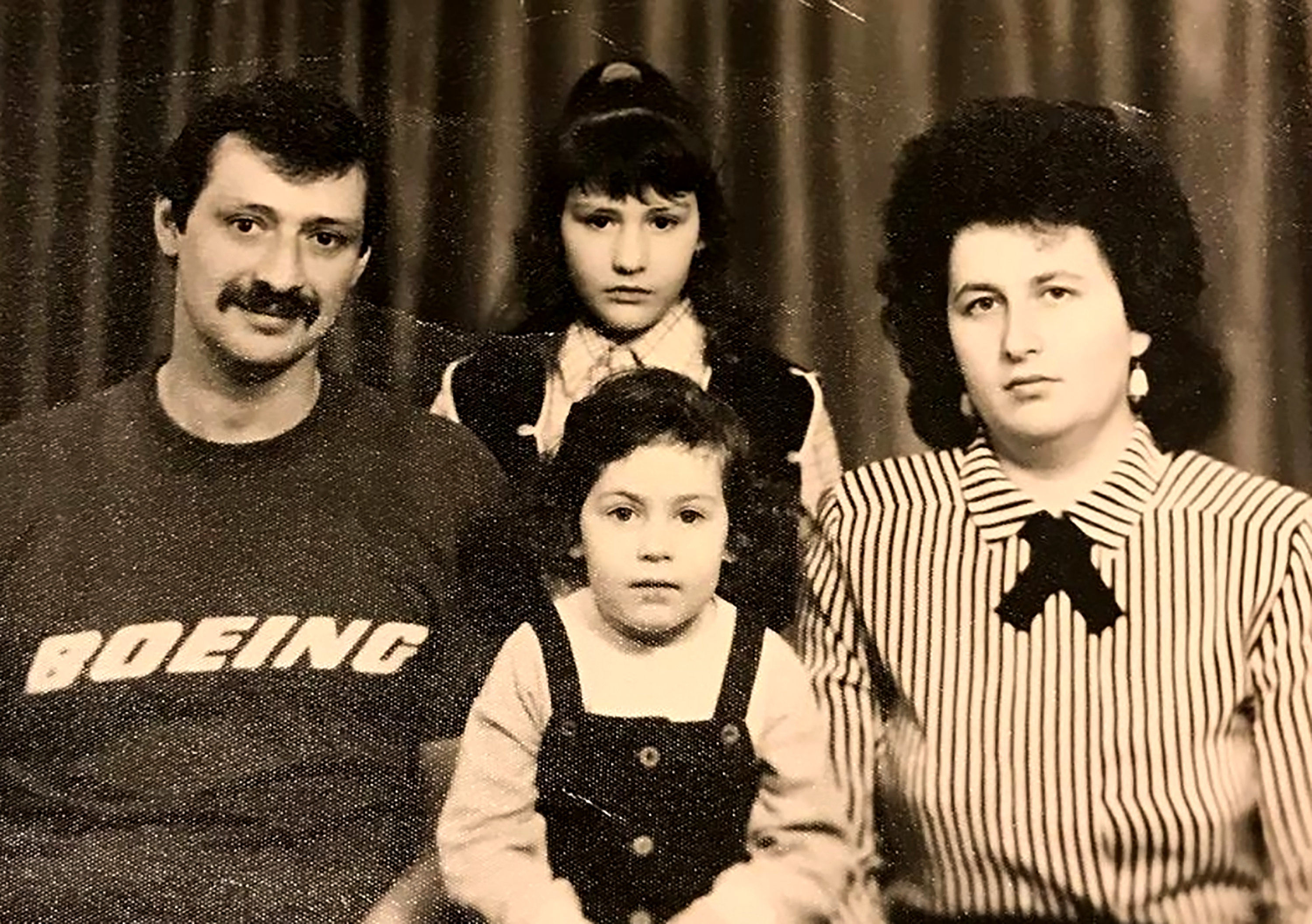 Zoya's family before leaving Belarus in mid to late1980's.