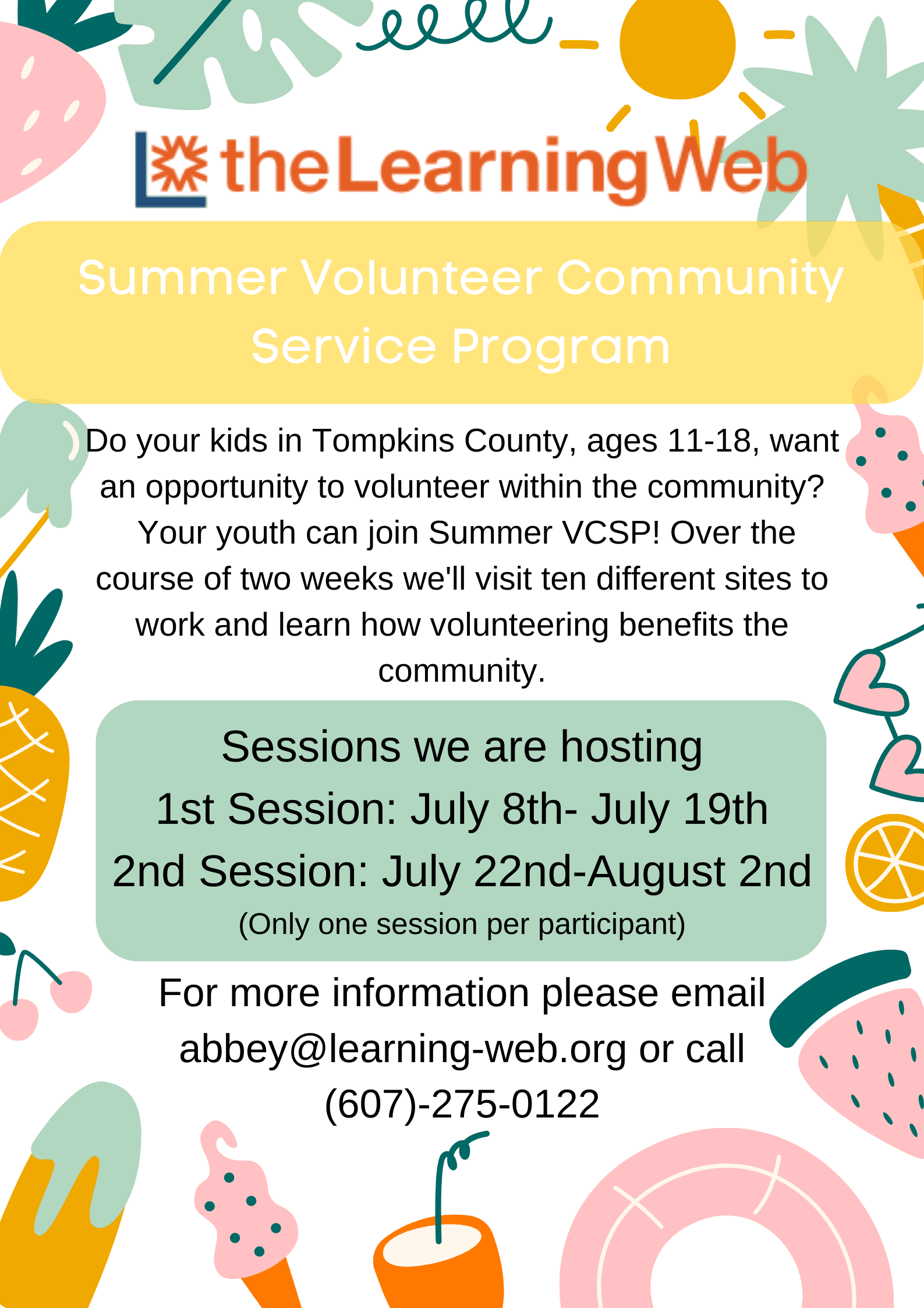 Summer Volunteer Community Service Program