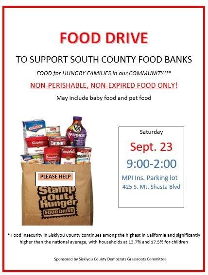 Food Drive details