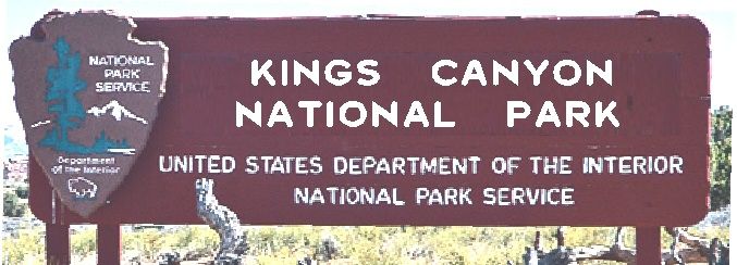 G16000 - Carved Cedar National Park Entrance Sign