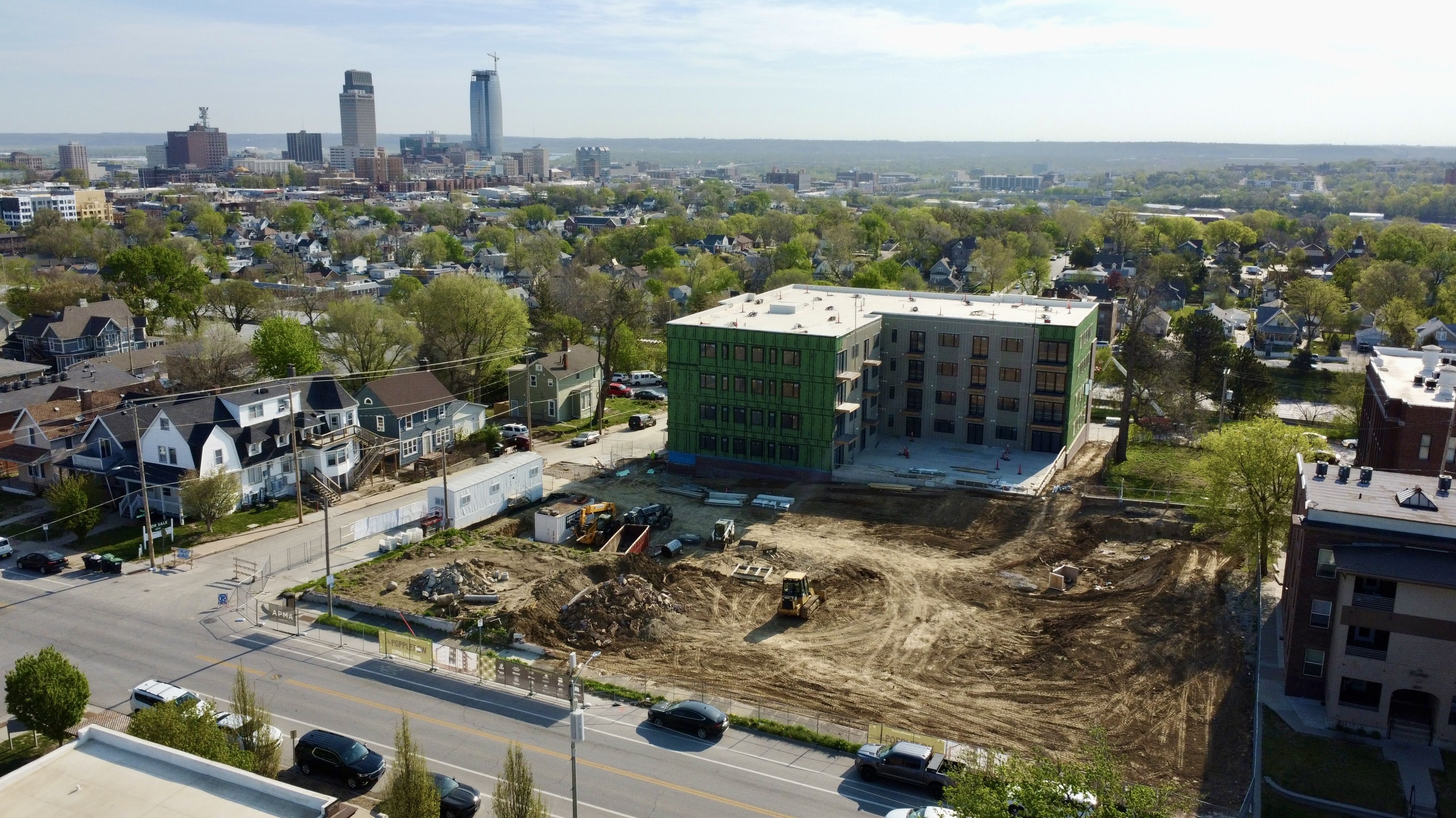 Apartment building under construction
