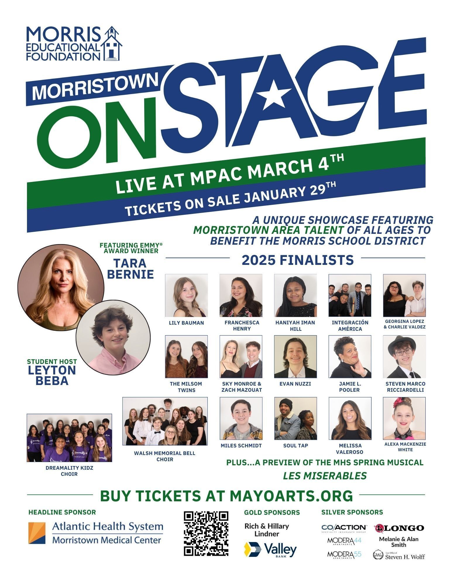 Morristown ONSTAGE Tickets Now On Sale