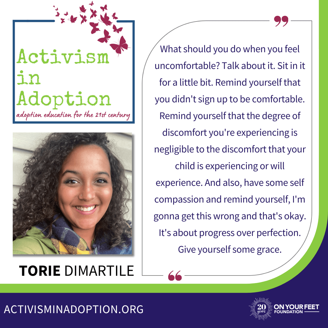 Quote from adoption researcher Torie DiMartile