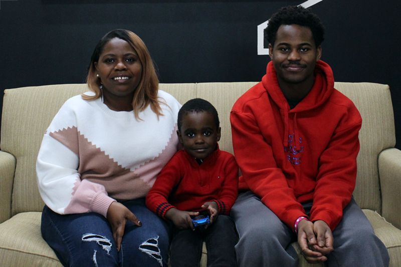 Olive and her sons, Olis, and Oliver are waiting for their Dayton Habitat Women Build home to be completed.