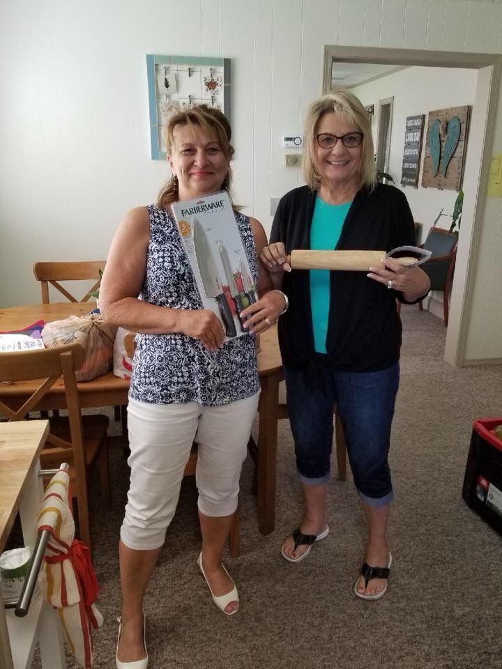 Ladies from Hillspring Church came by to drop off donation from our Current Needs list!