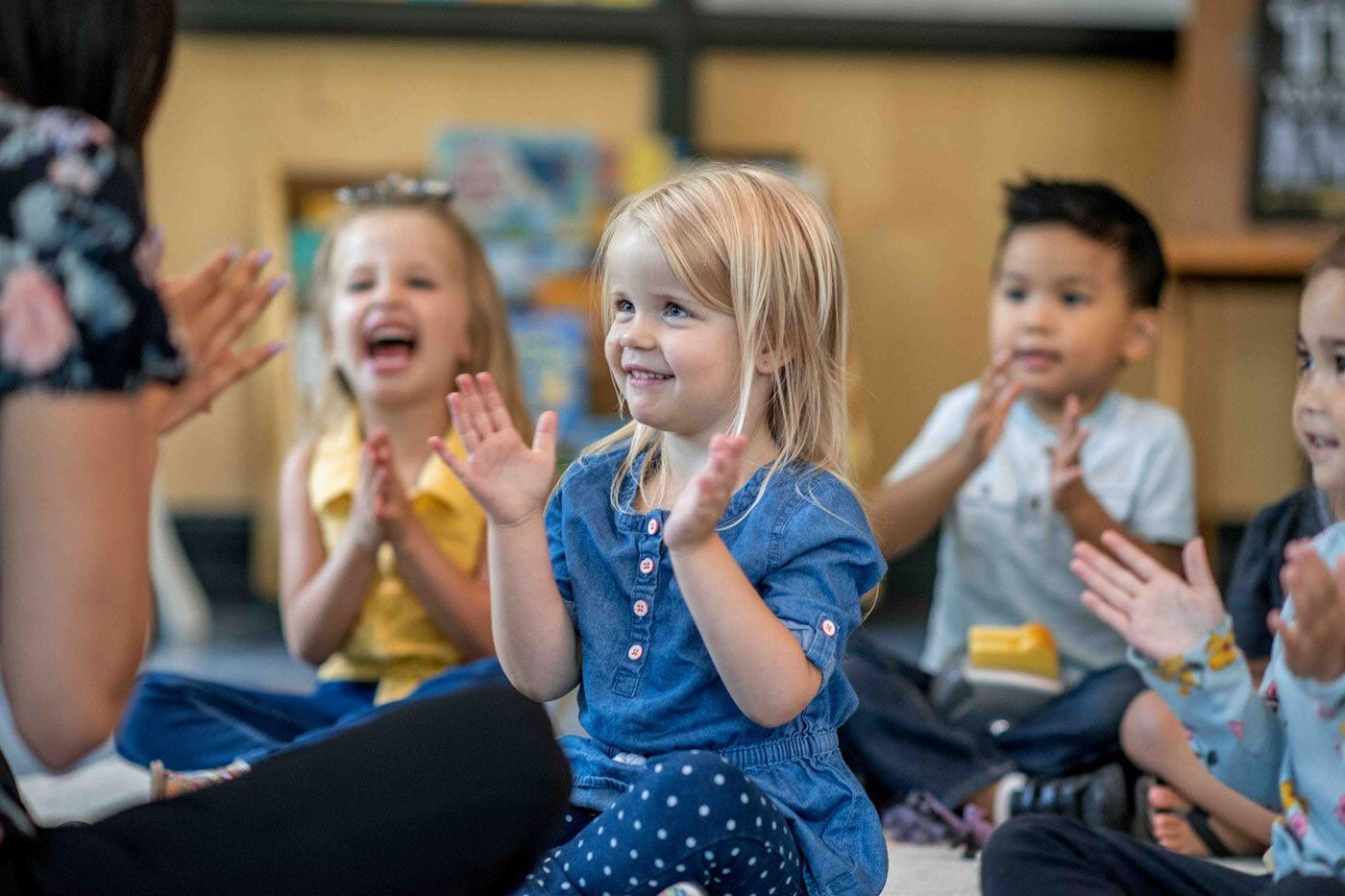 Children Clapping Their Hands