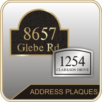 Address Plaques