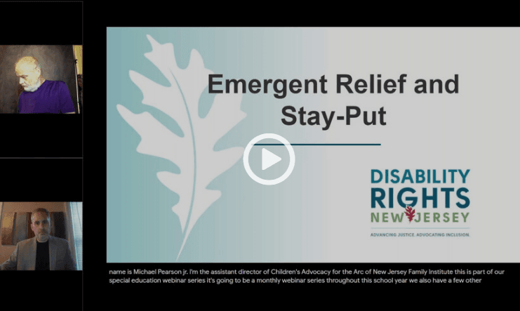 Filing Emergent Relief and Stay Put