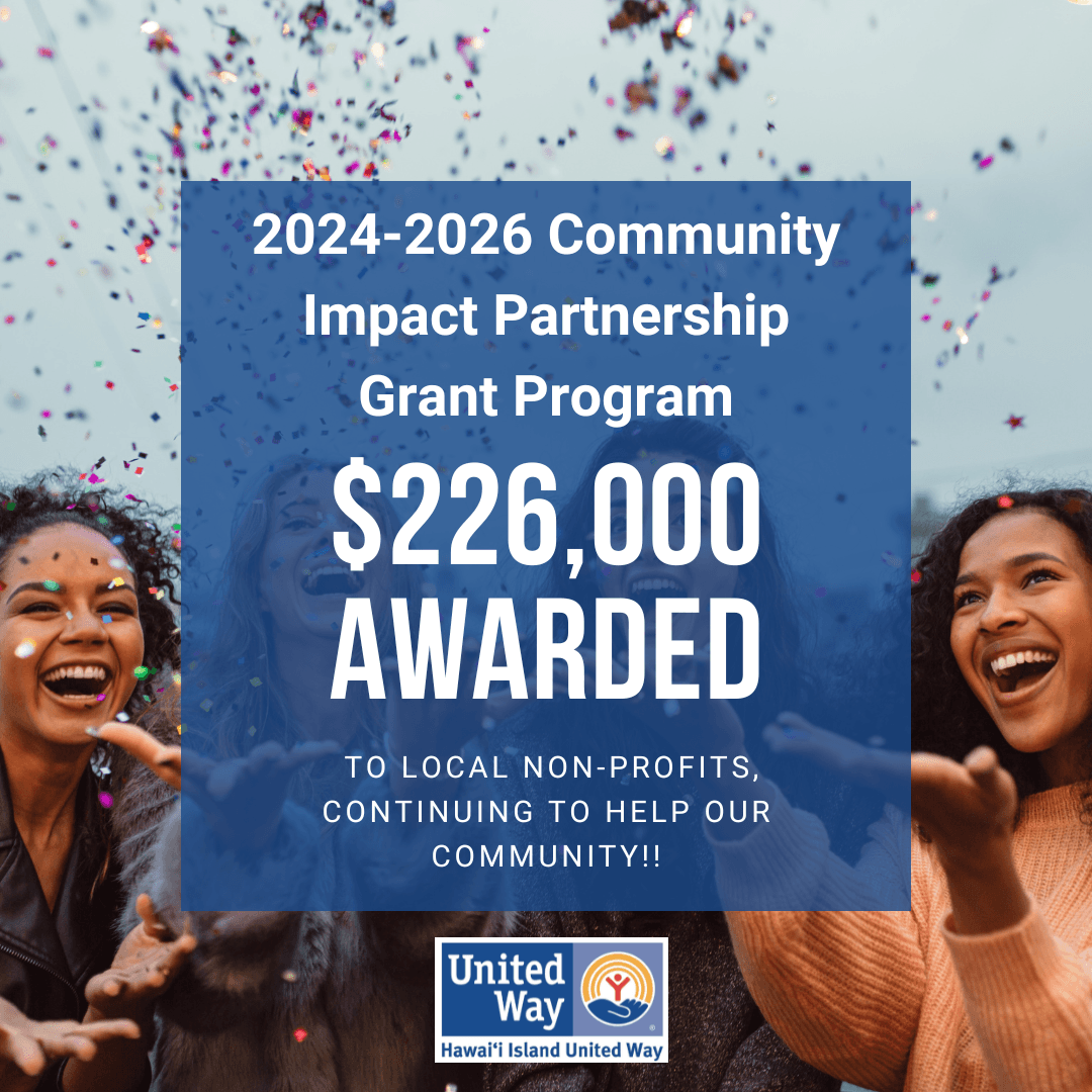 Hawai'i Island United Way Awards $226,000 in Grants to Local Non-Profits