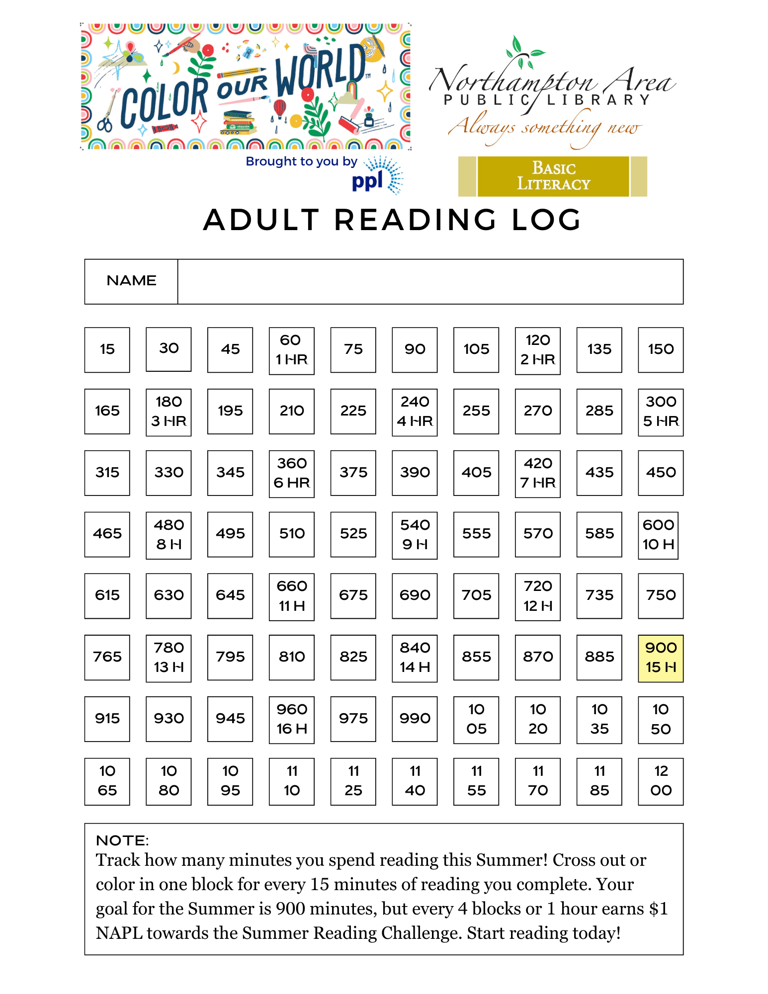 Participation Log