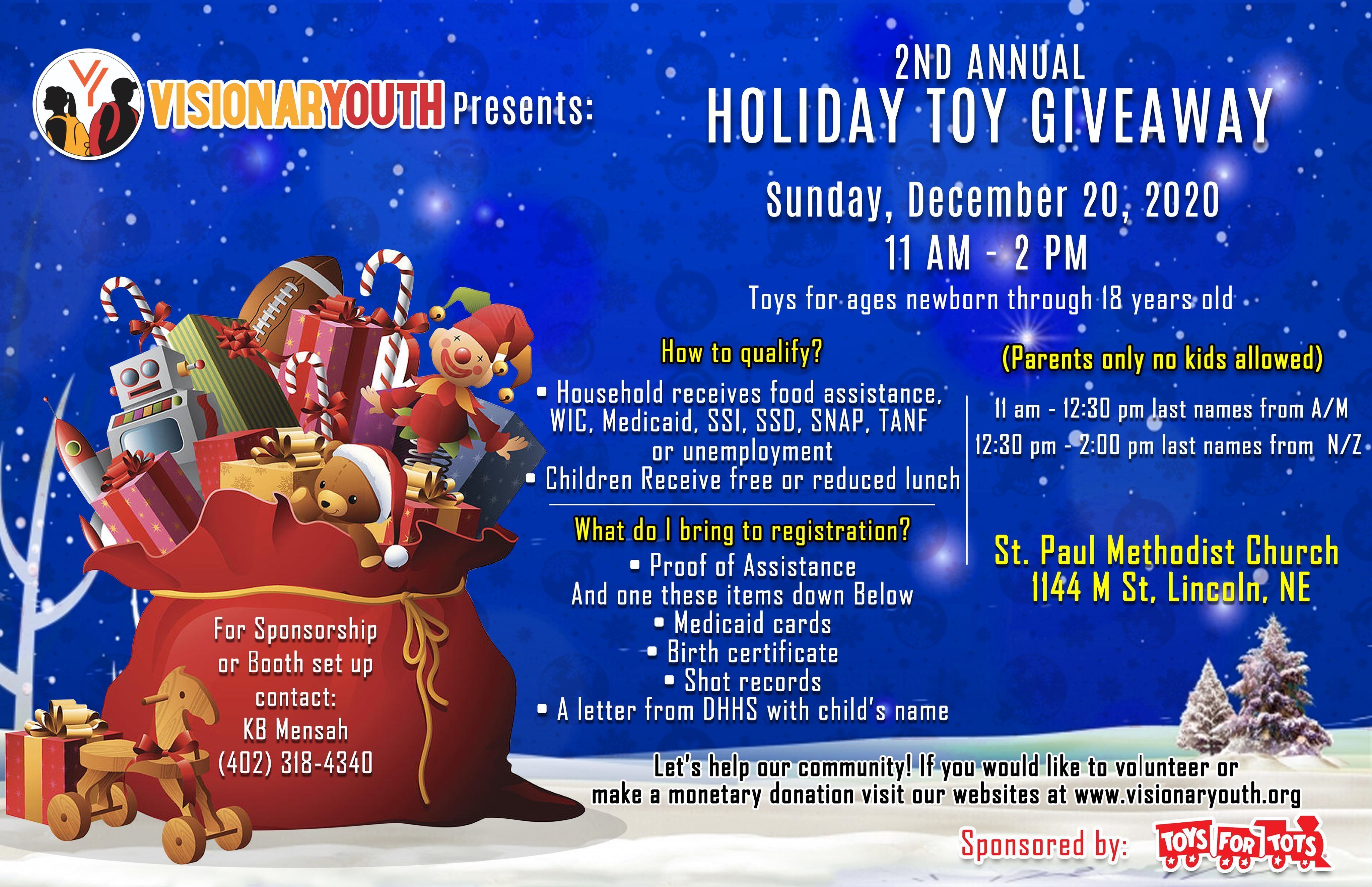 Visionary Youth News Vision Events 2nd Annual Christmas Toy Giveaway