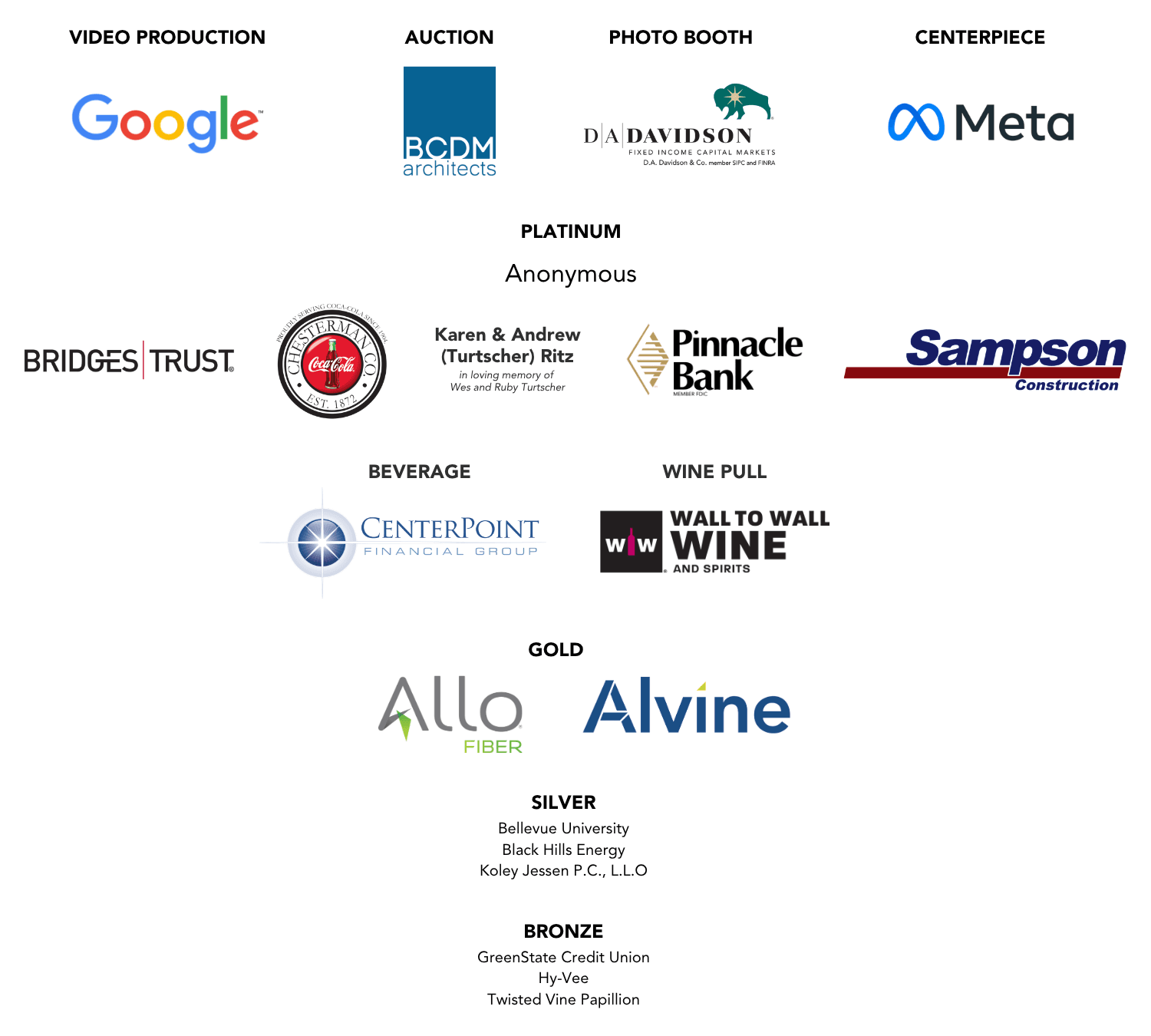 Sponsor logos