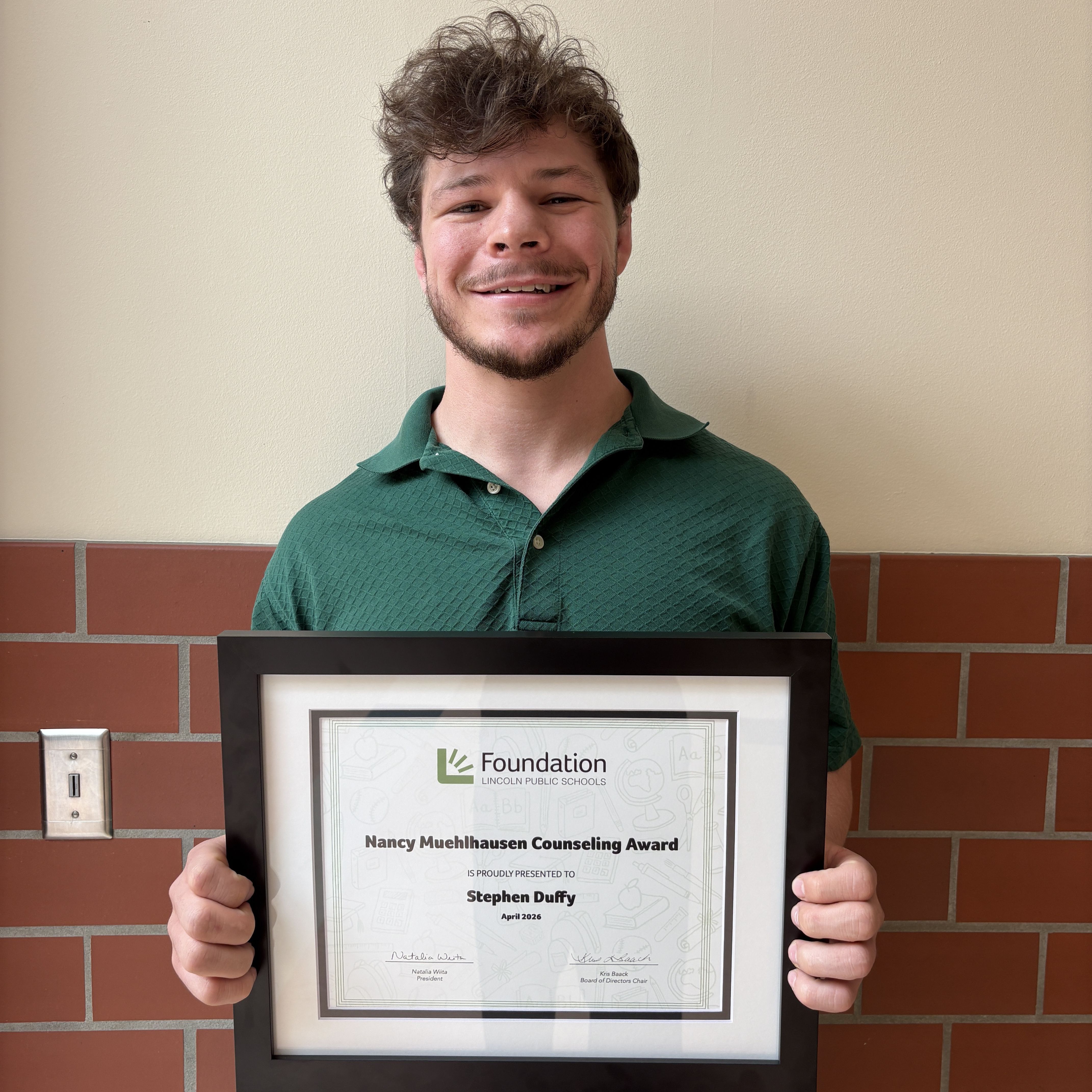 Nancy Muehlhausen Counseling Award