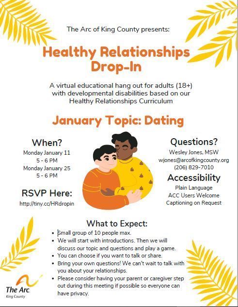 Healthy Relationships Drop-In