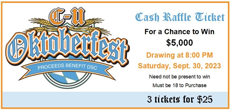 Cash Raffle Tickets - 3 for $25