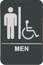 ADA Compliant Bathroom Sign