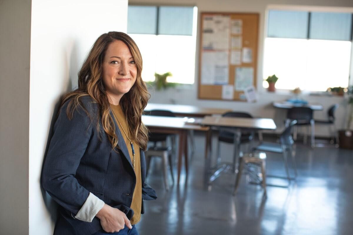teacher in classroom