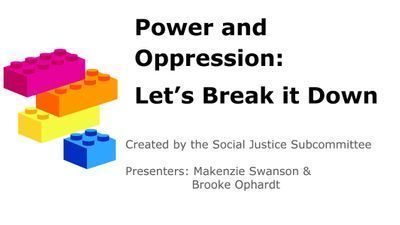 Power and Oppression: Let's Break It Down