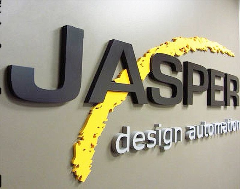 MA-3015 - Carved Separate Letters and Logo for  Jasper Design Automation 