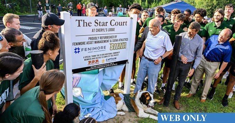 Daily Gazette: Siena basketball court dedication and ice cream social in Clifton Park Monday