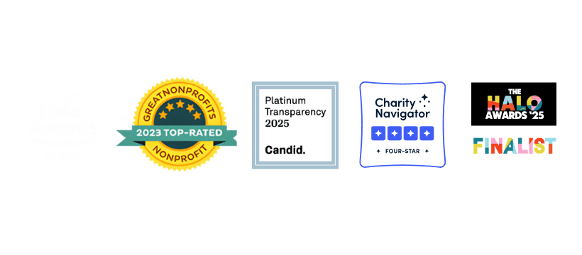 Great Nonprofits 2020 Top Rated Nonprofit & Guidestar Platinum Seal of Transparency 2020 & ARM Member