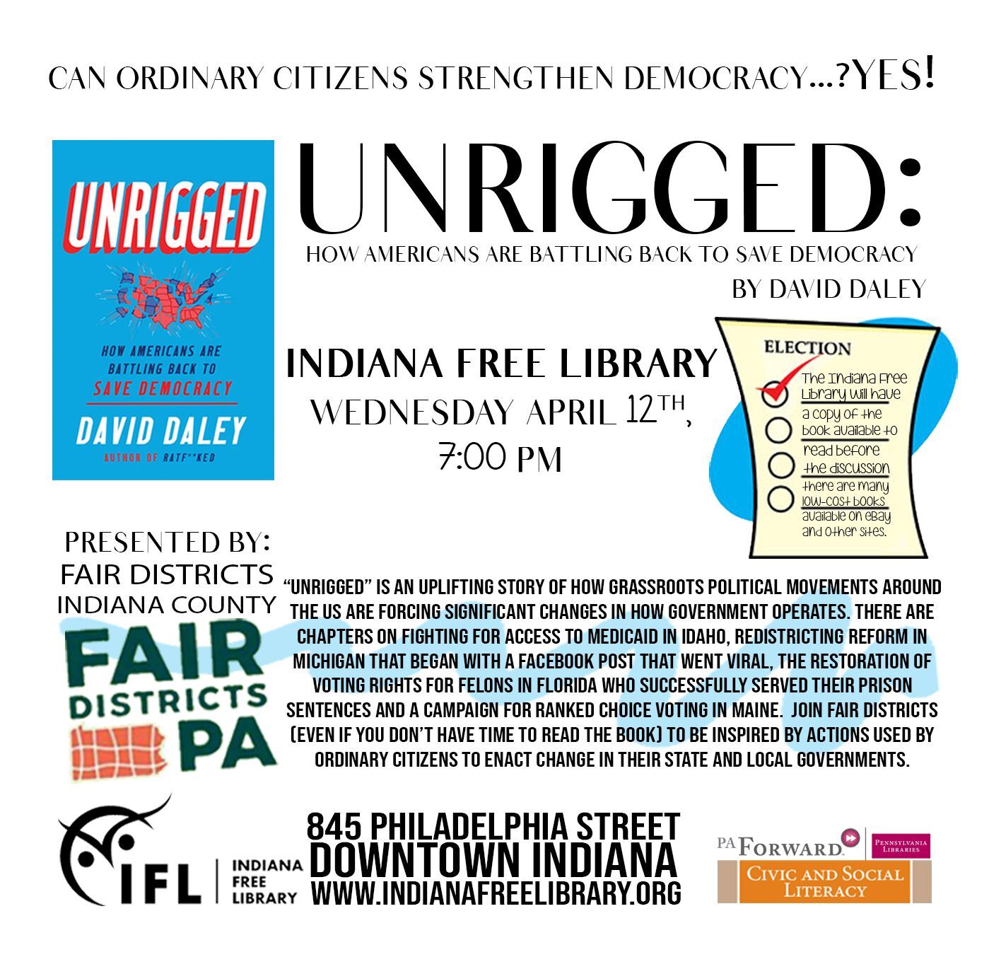 Fair Districts Presents: Unrigged