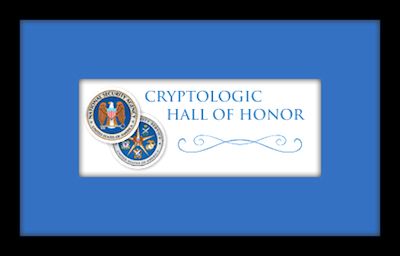 NSA Cryptologic Hall of Honor Sign