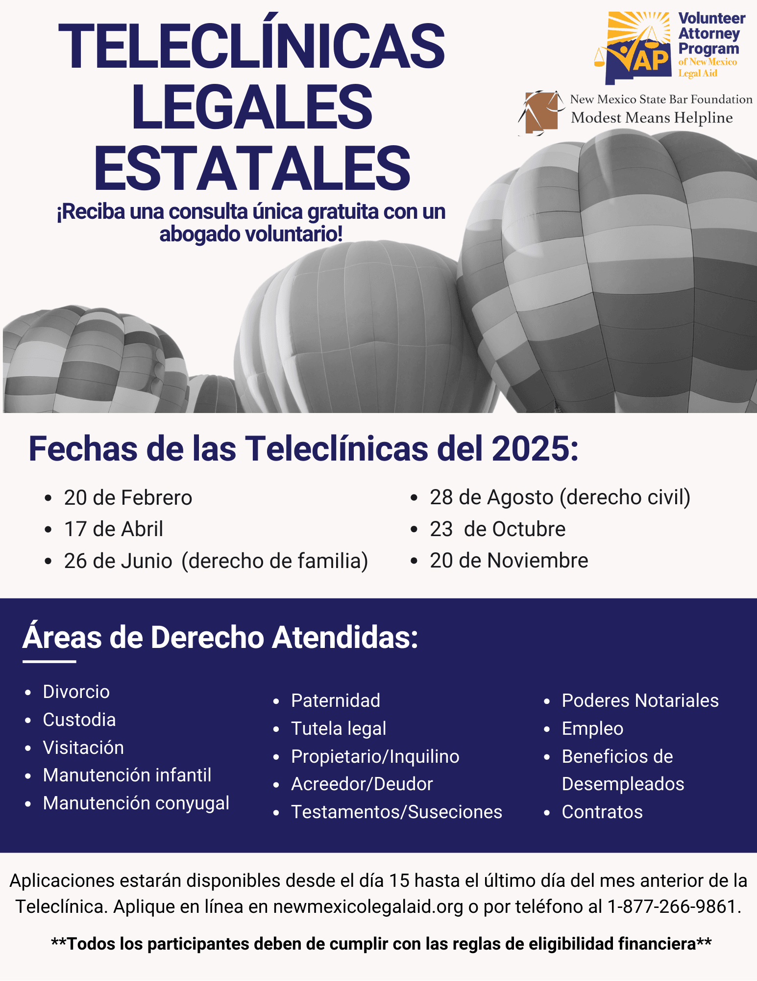 rev. 2025 Teleclinics Flyer (Spanish)