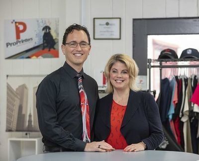 Ryan and Kari Scott, Owners of Pro Printers