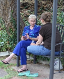 Pastor giving missionary consultation and support
