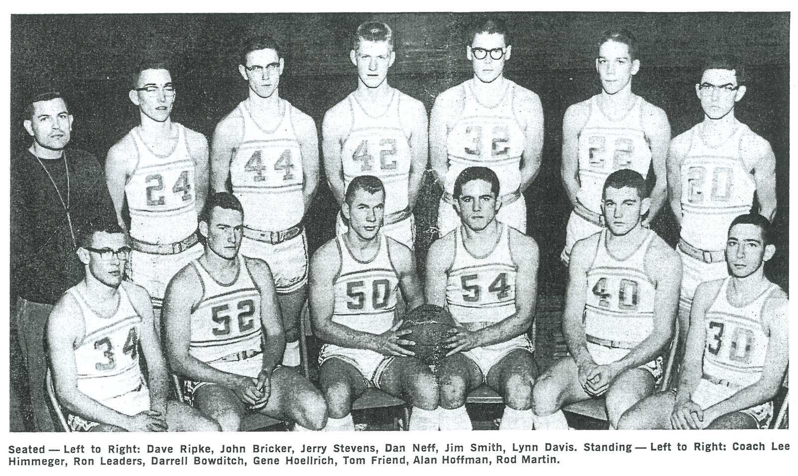 Ayersville HS Men, 1961-62