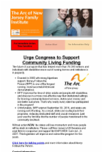 2.1.18 - Urge Congress to Support Community Living Funding