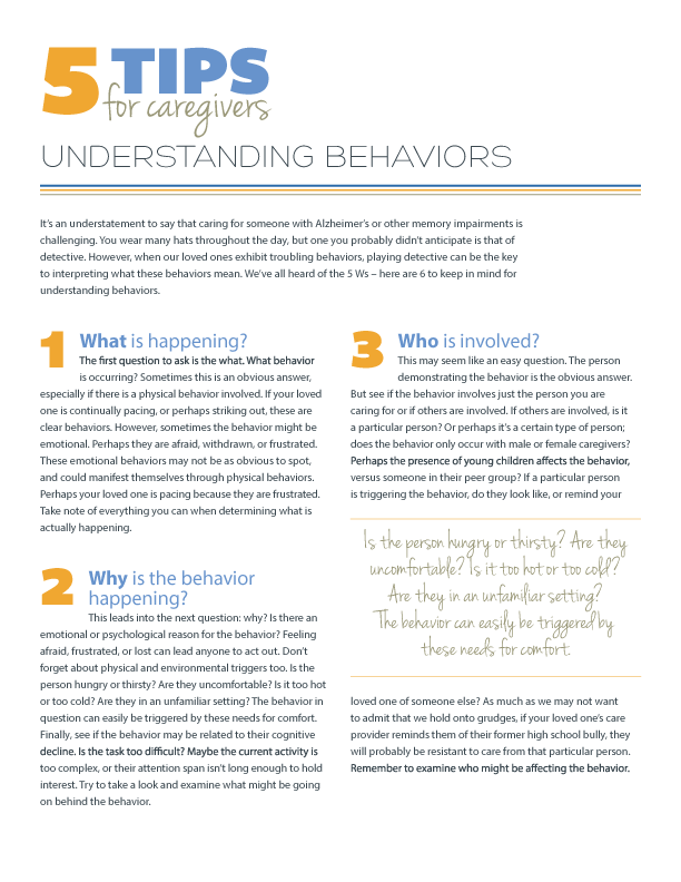 5 Tips for Understanding Behaviors