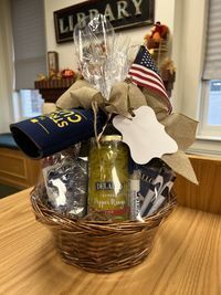 Jim Struzzi's Italian food items and swag