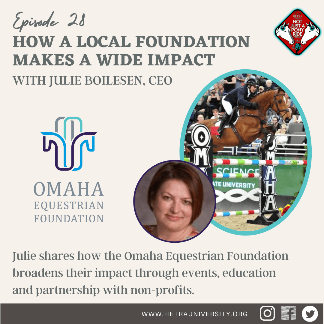 Episode #28 - Julie Boilesen, CEO: How A Local Foundation Makes a Wide Impact