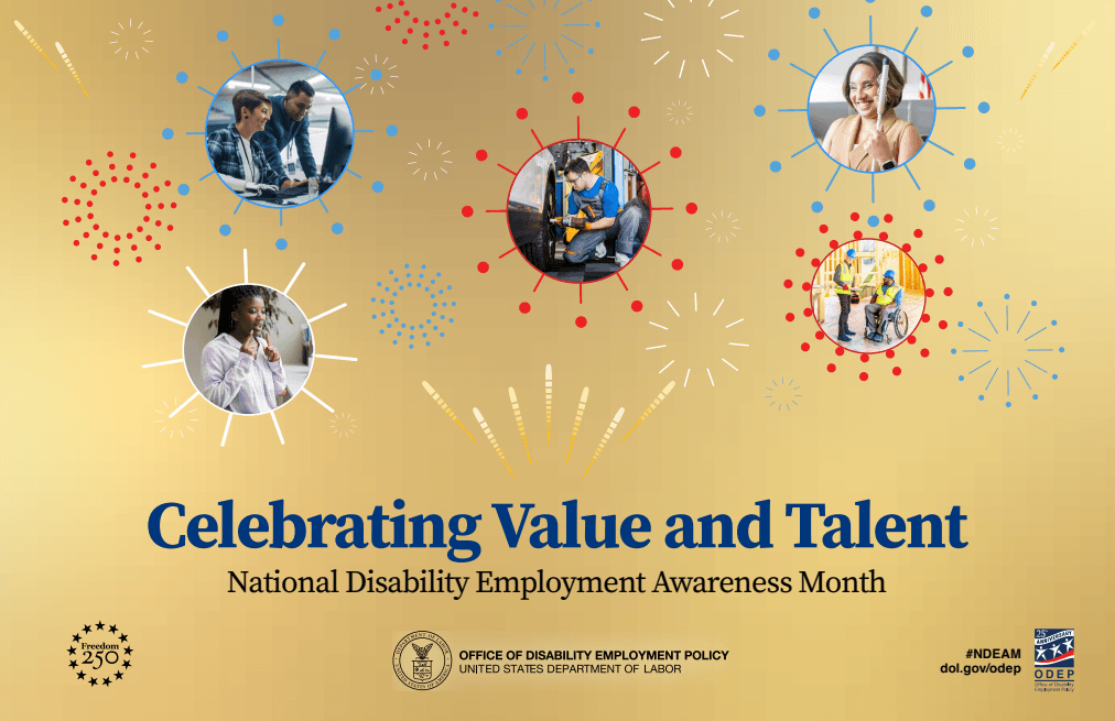 October is National Disability Employment Awareness Month