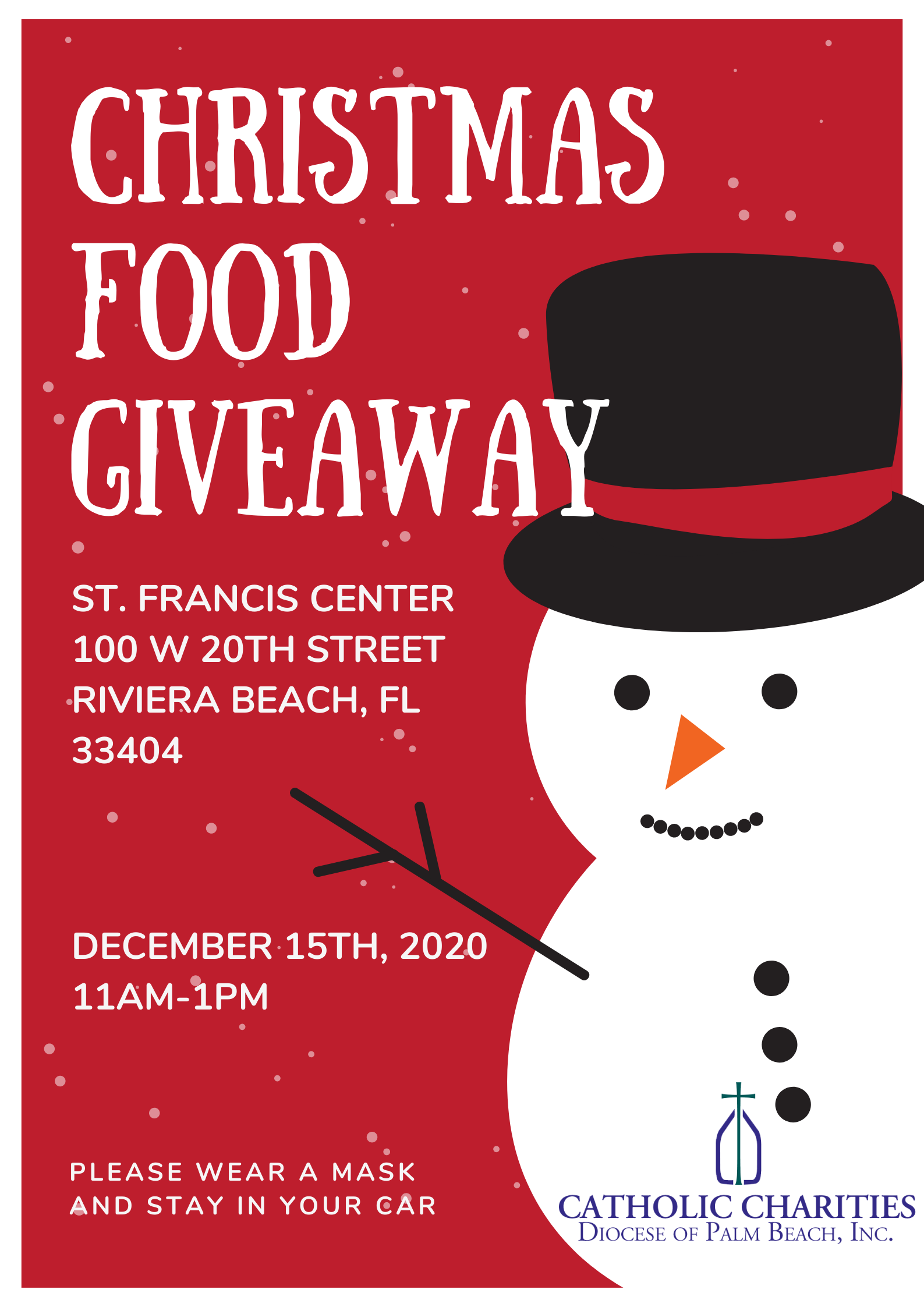 Christmas Food Giveaway : Events : News : Catholic Charities of the Diocese of Palm Beach, Inc.