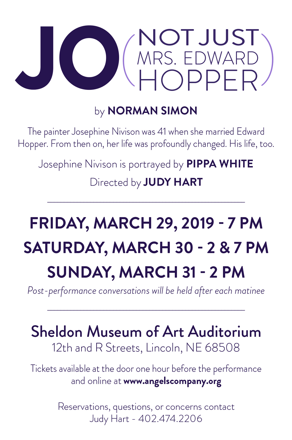 Jo (Not Just Mrs. Edward Hopper)